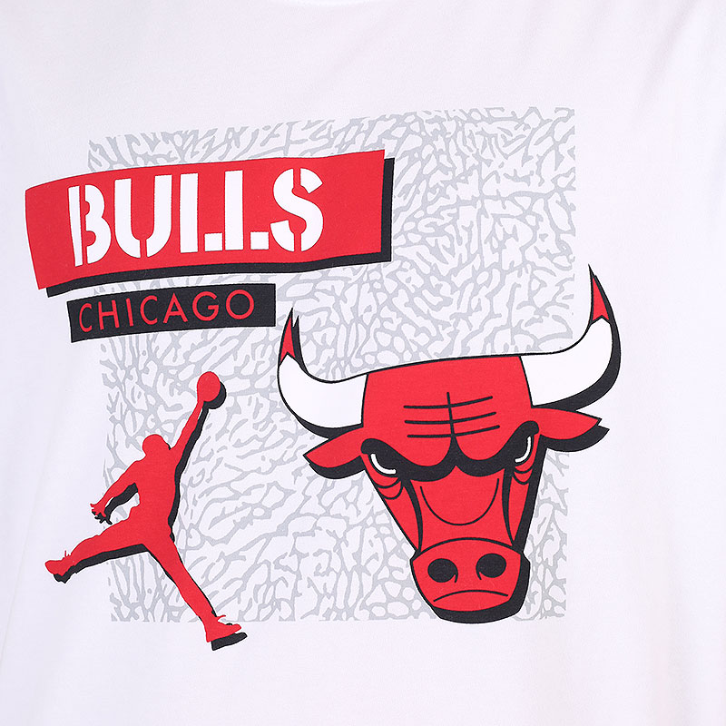мужская белая футболка Jordan Chicago Bulls Dri-FIT NBA T-Shirt DA6610-100 - цена, описание, фото 2